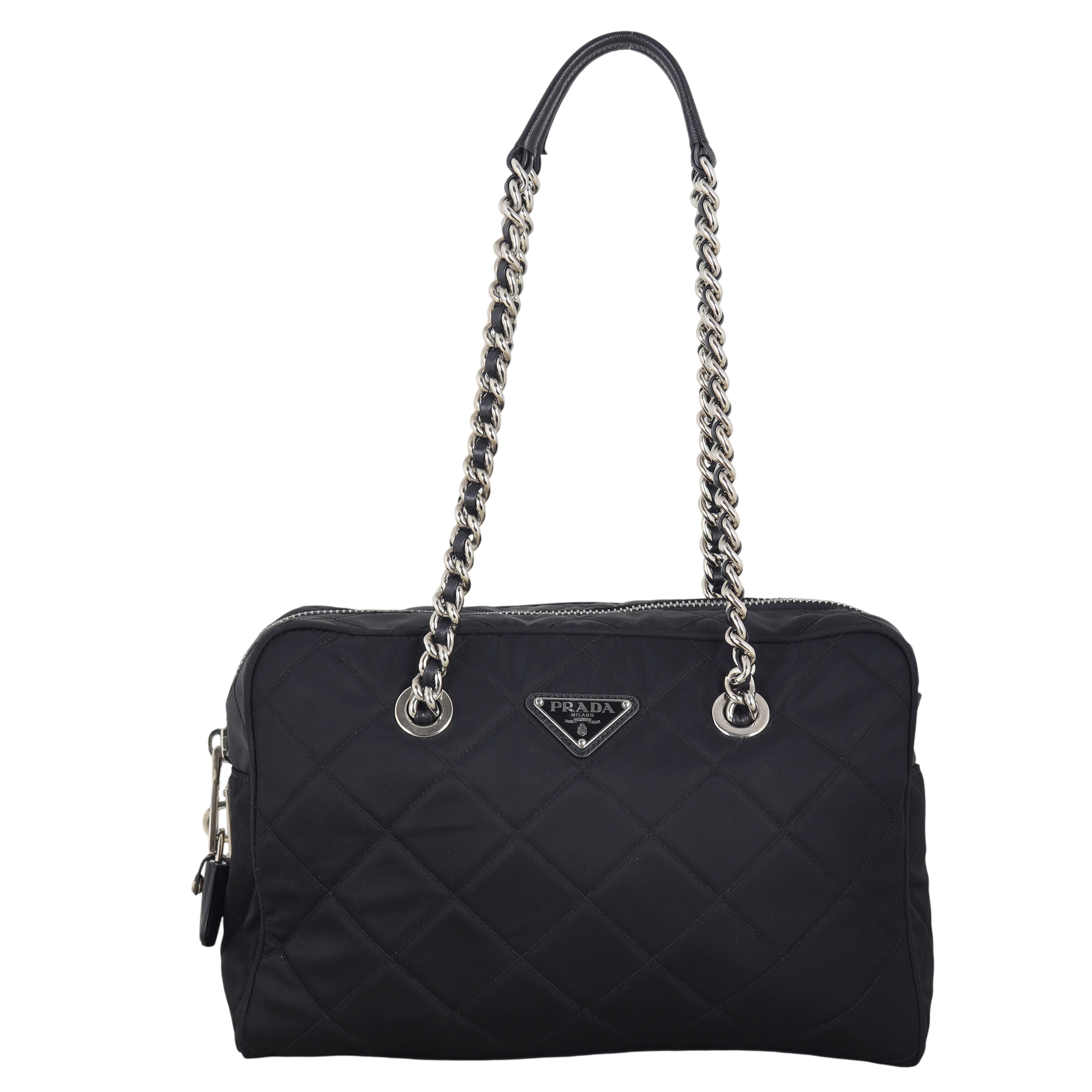 Prada Impuntu Tessuto Shoulder Bag