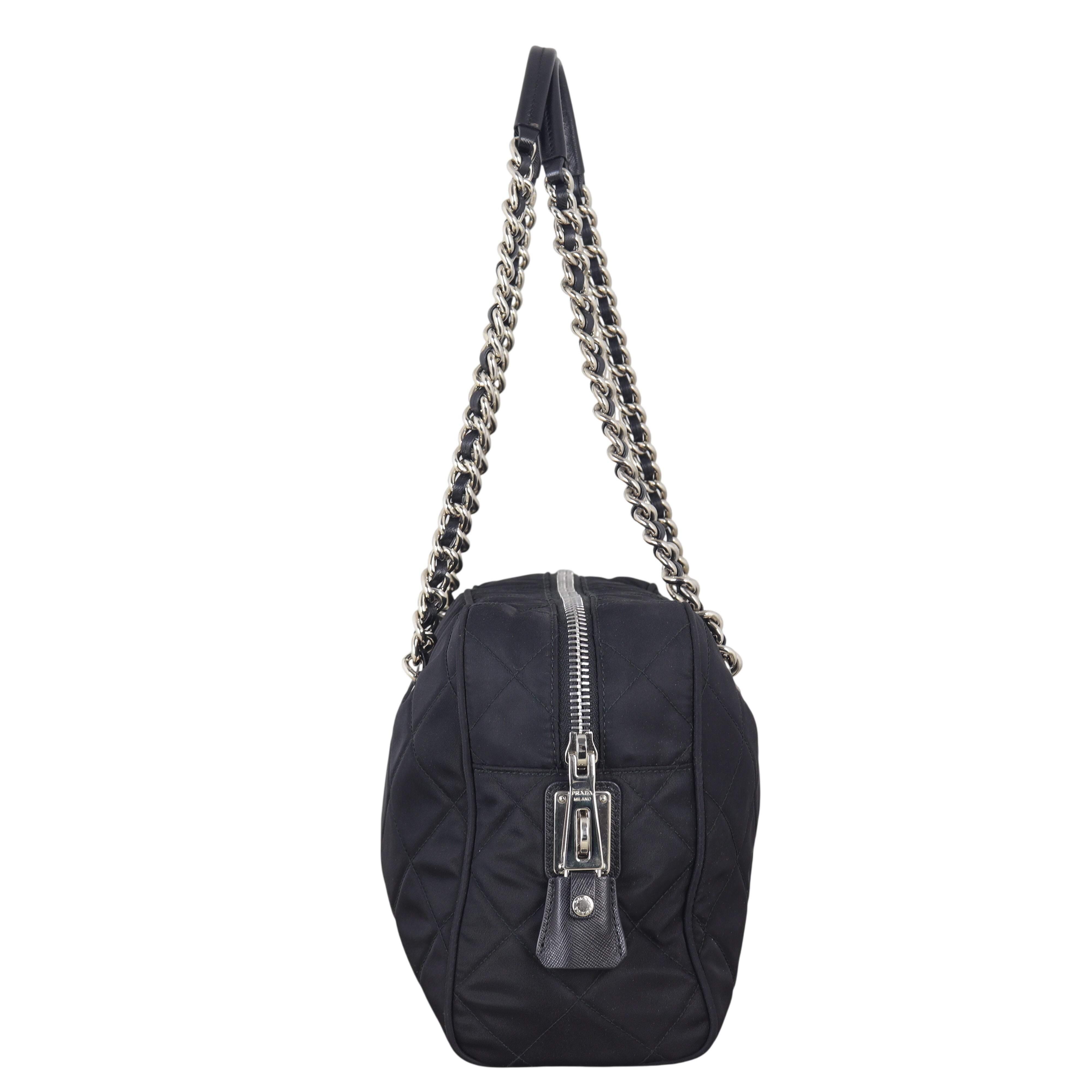 Prada Impuntu Tessuto Shoulder Bag