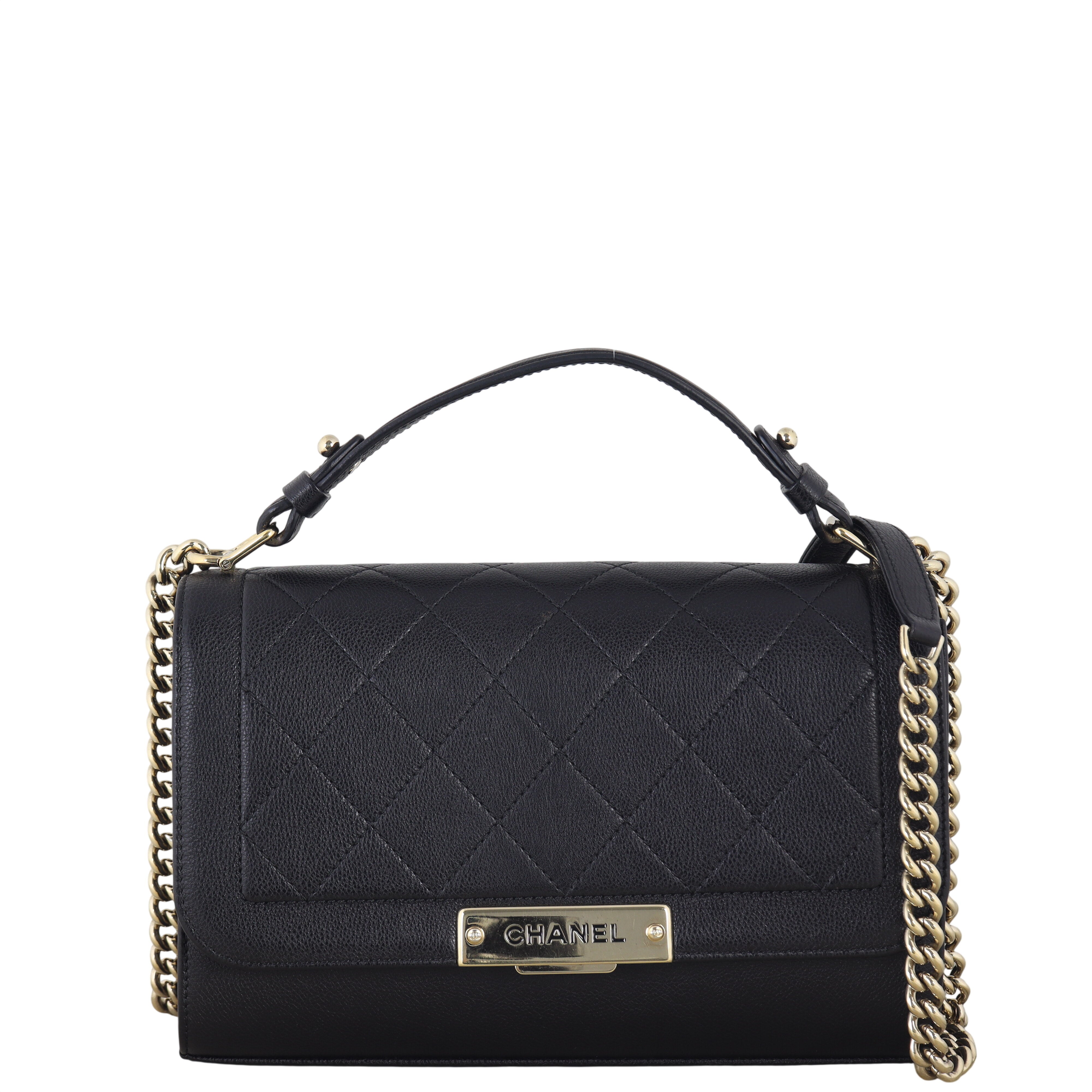 Chanel Label Click Flap Bag