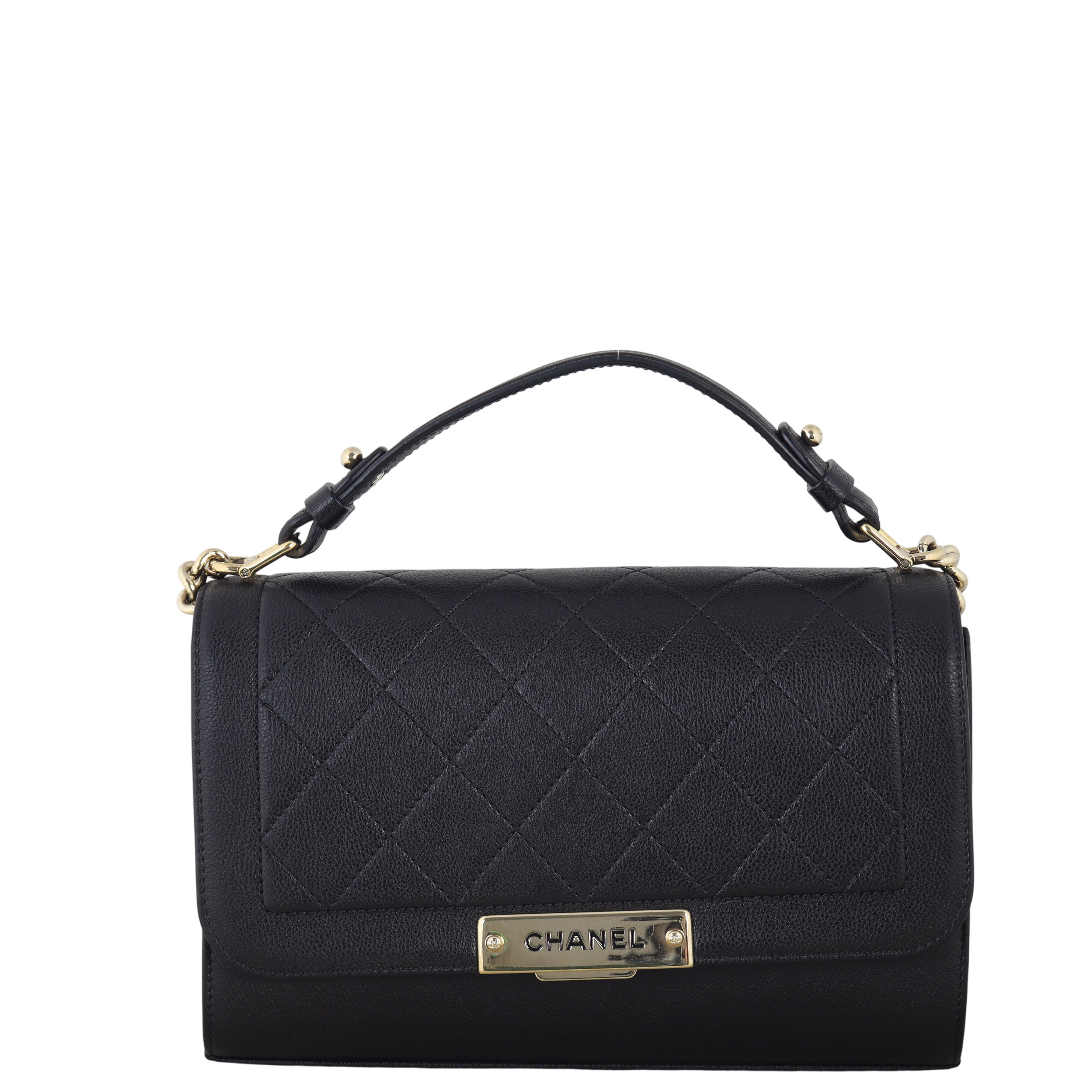 Chanel Label Click Flap Bag