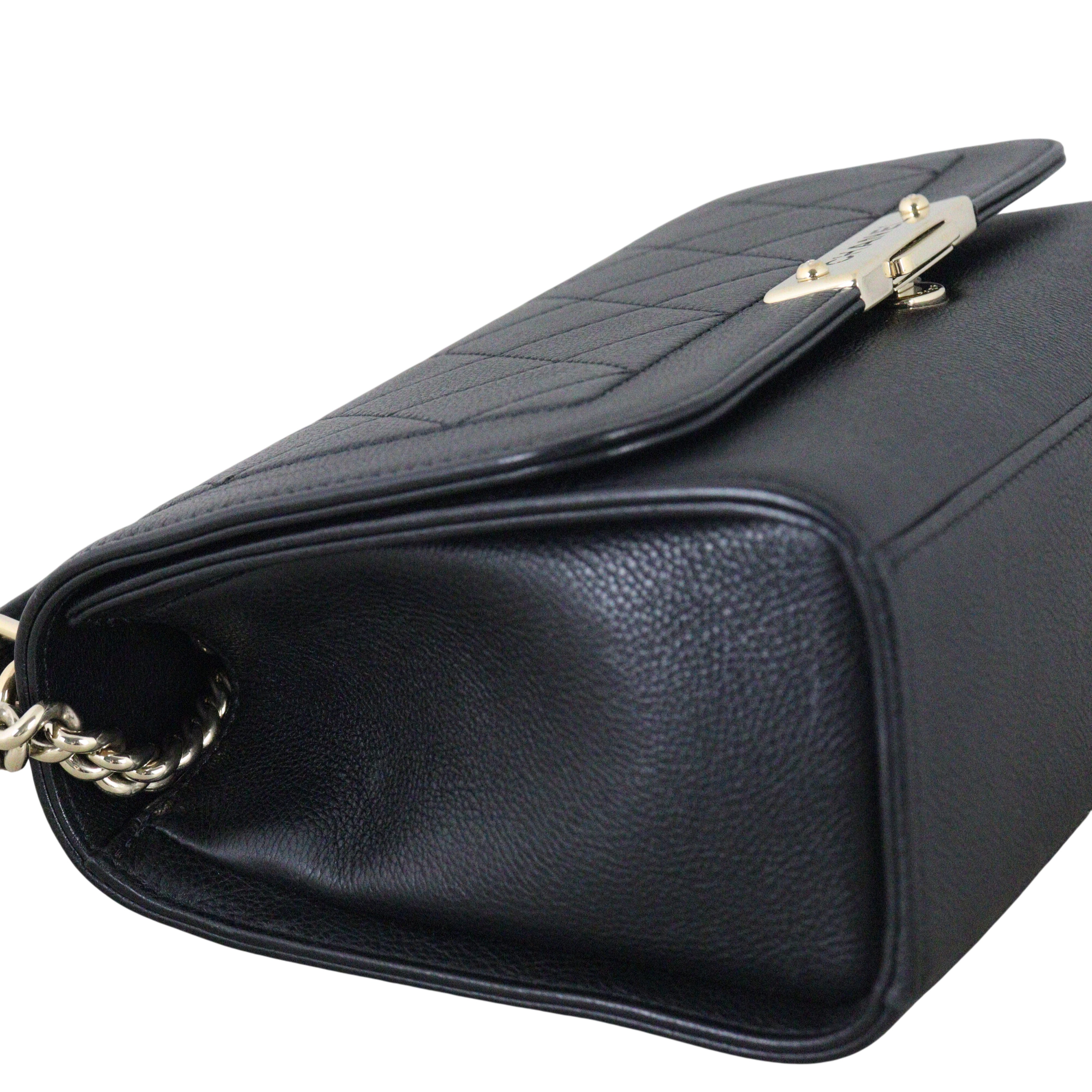 Chanel Label Click Flap Bag