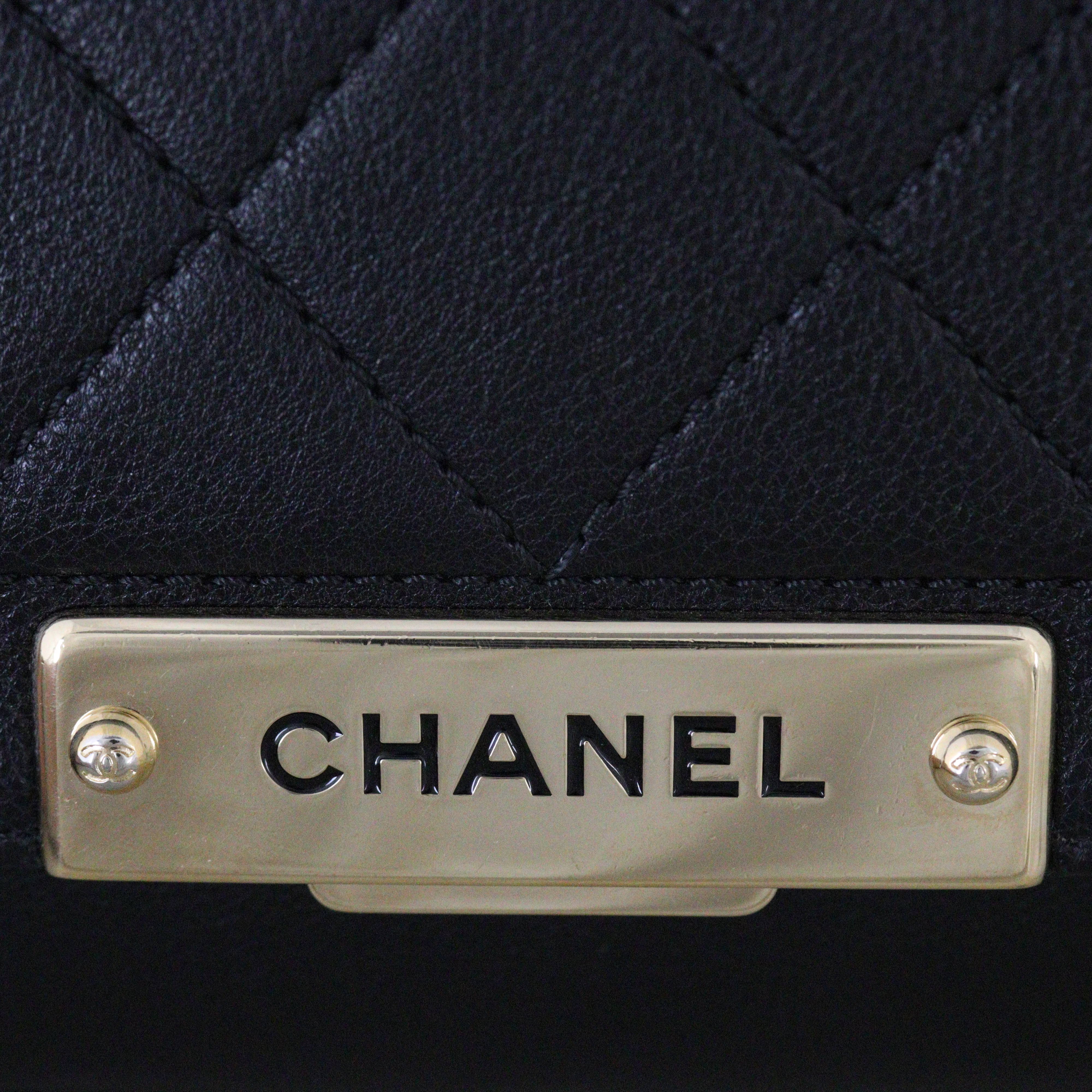 Chanel Label Click Flap Bag