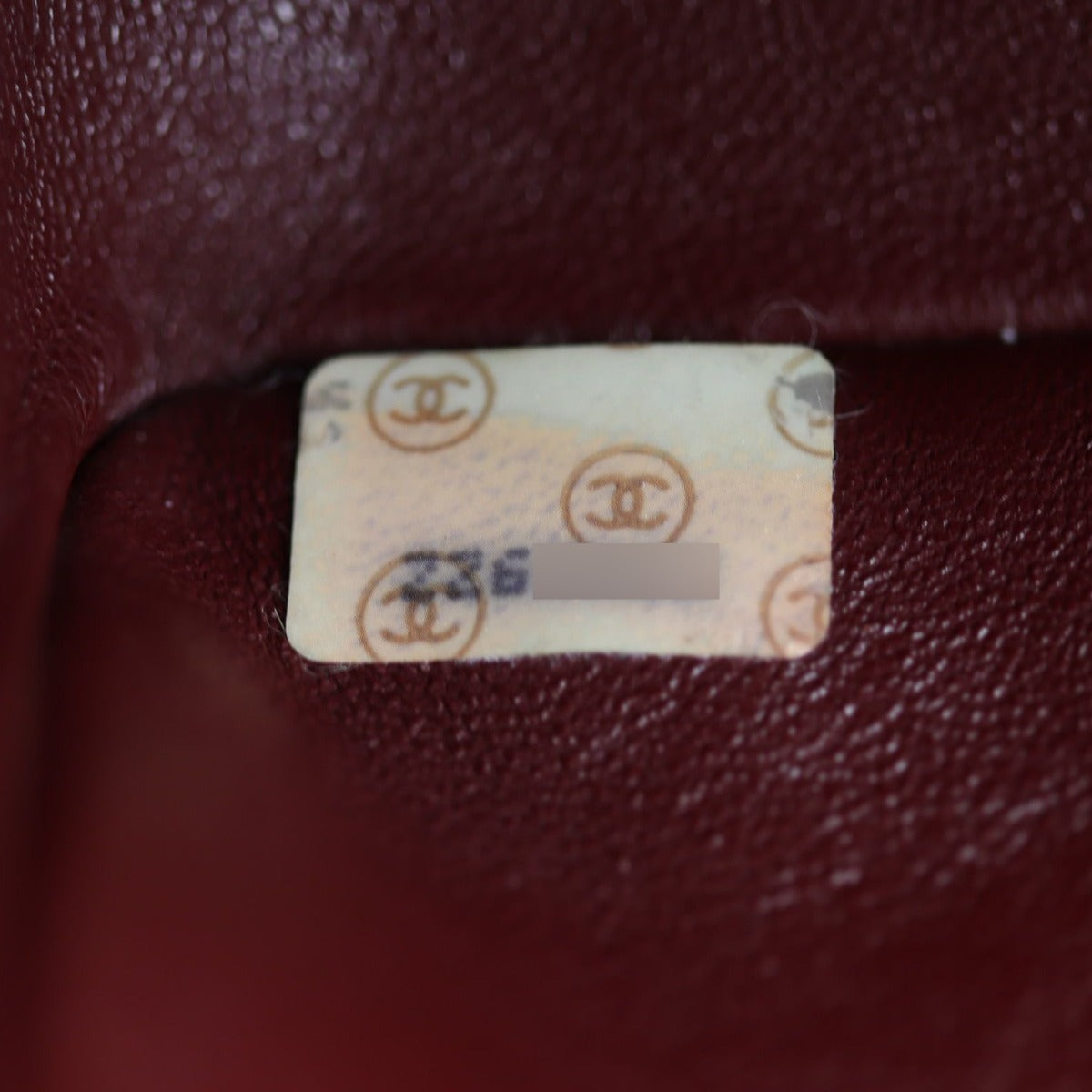 Chanel Vintage Quilted Diana Flap Bag Date code
