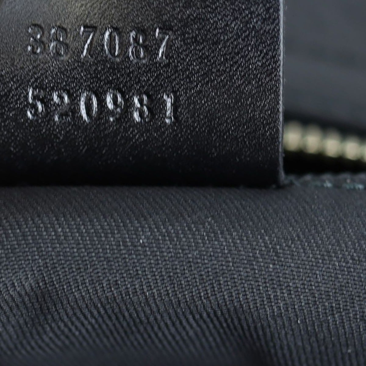 Gucci Bright Diamante Carry-On Duffle Bag (black) Date code
