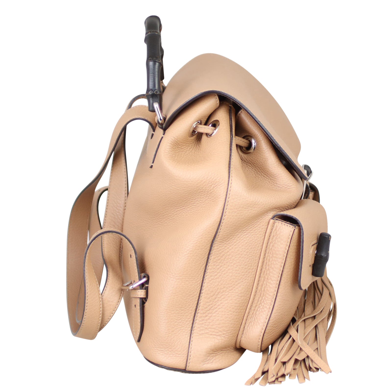 Gucci Daily Bamboo Backpack Side