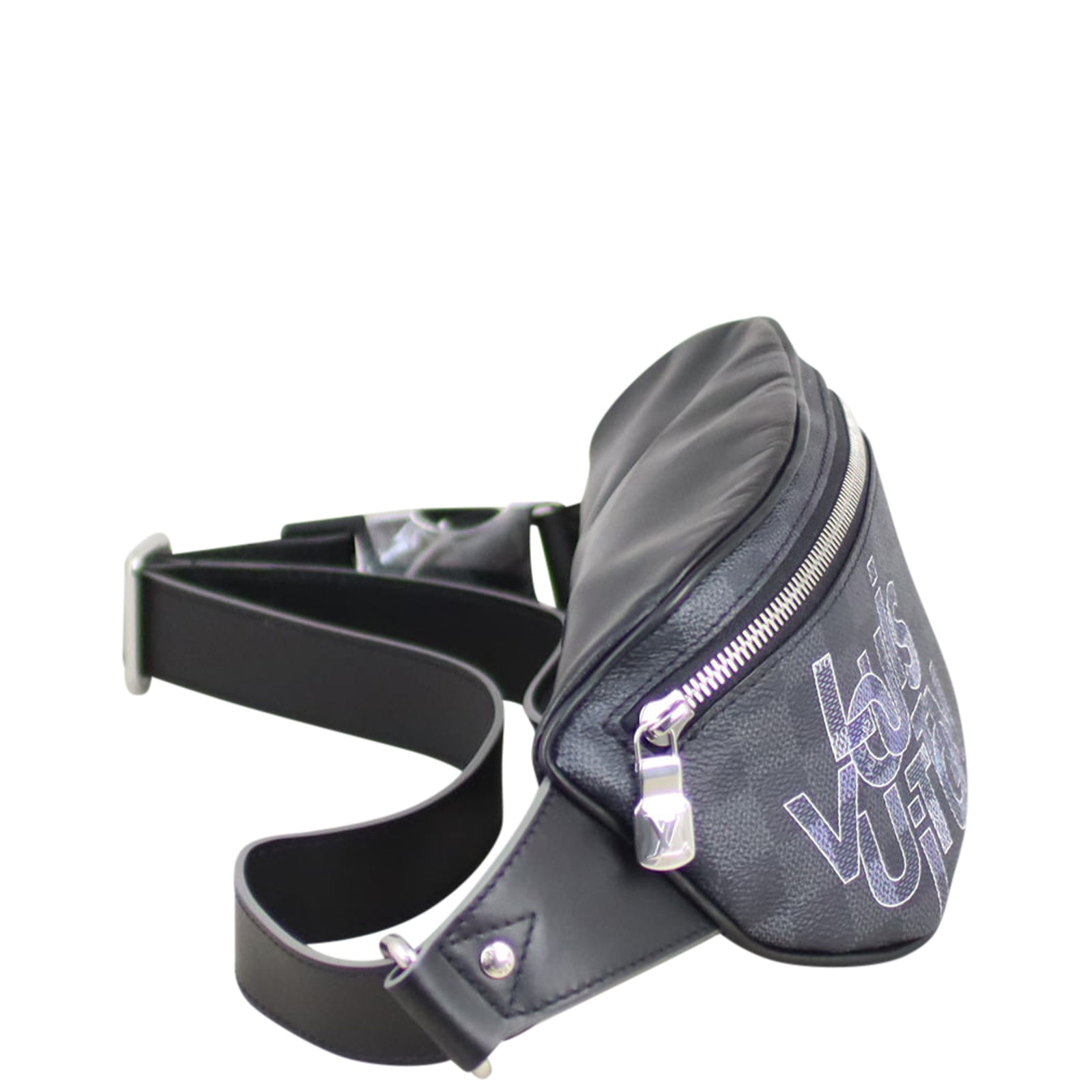 Louis Vuitton Campus Bum Bag Damier Graphite Side