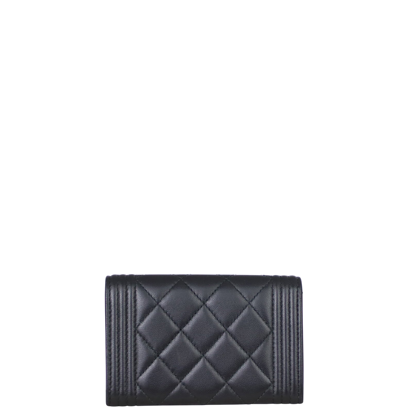 Chanel Boy Flap Card Holder Back
