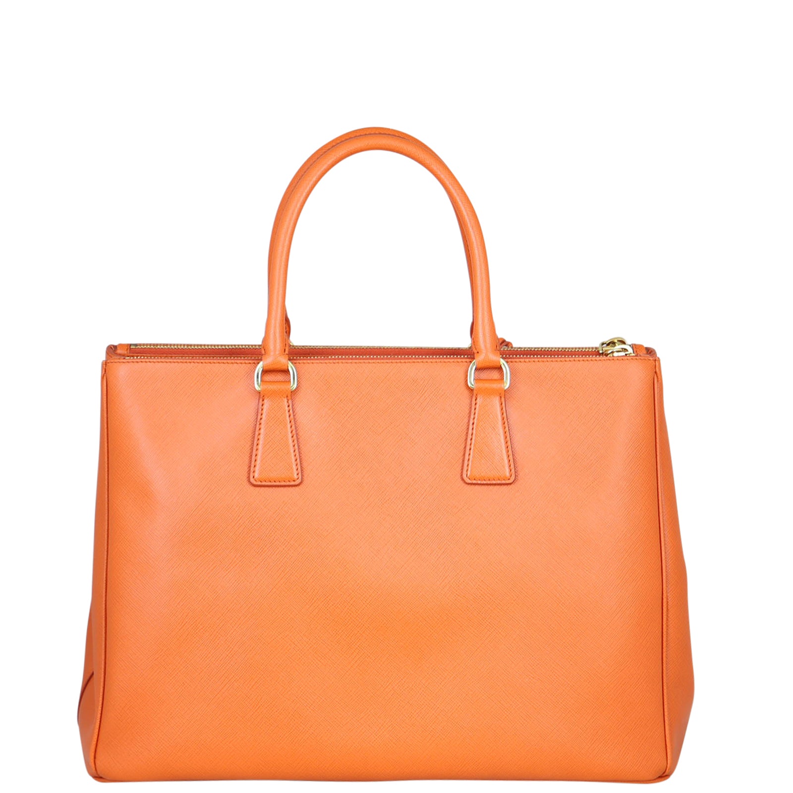 Prada Saffiano Lux Galleria Double Zip Tote Medium Back