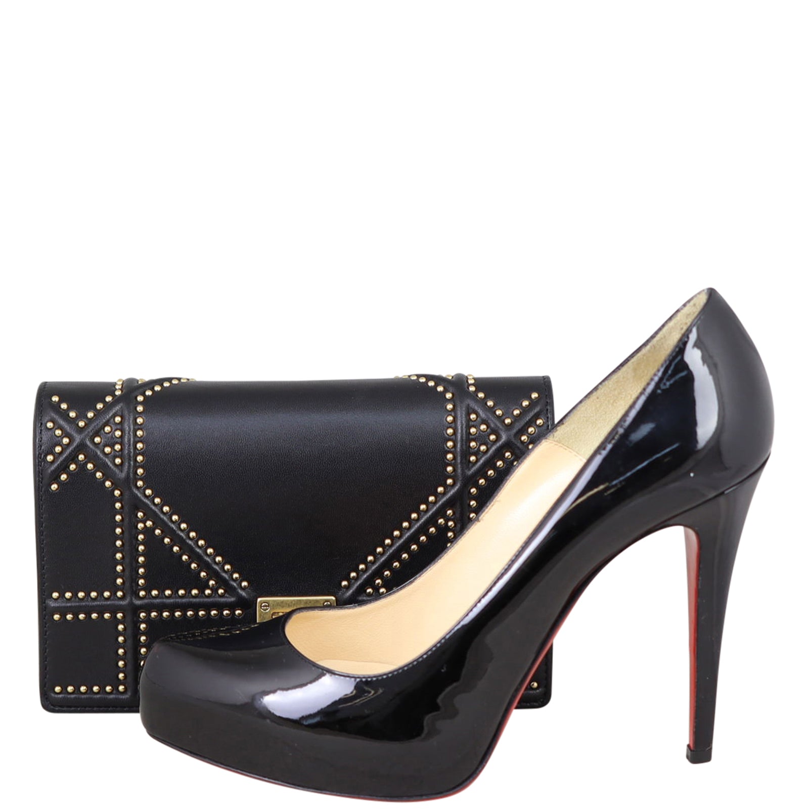 Dior Diorama Wallet on Chain Shoe