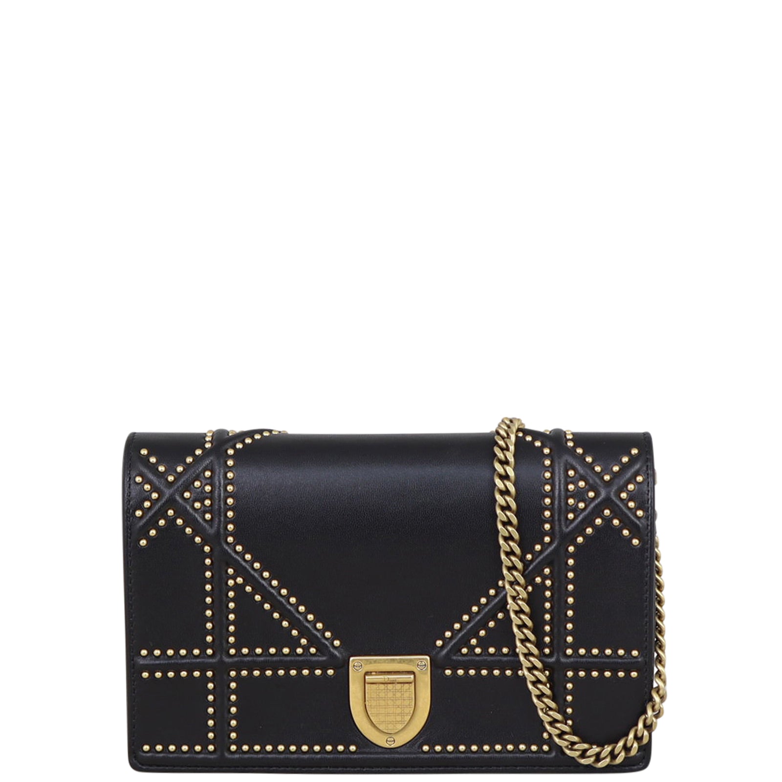 Dior Diorama Wallet on Chain Front