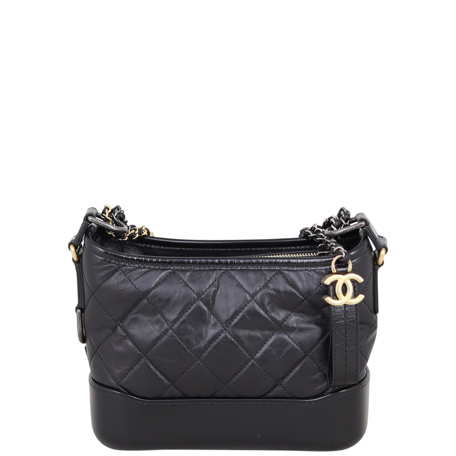 Chanel Gabrielle Quilted Hobo Small Front
