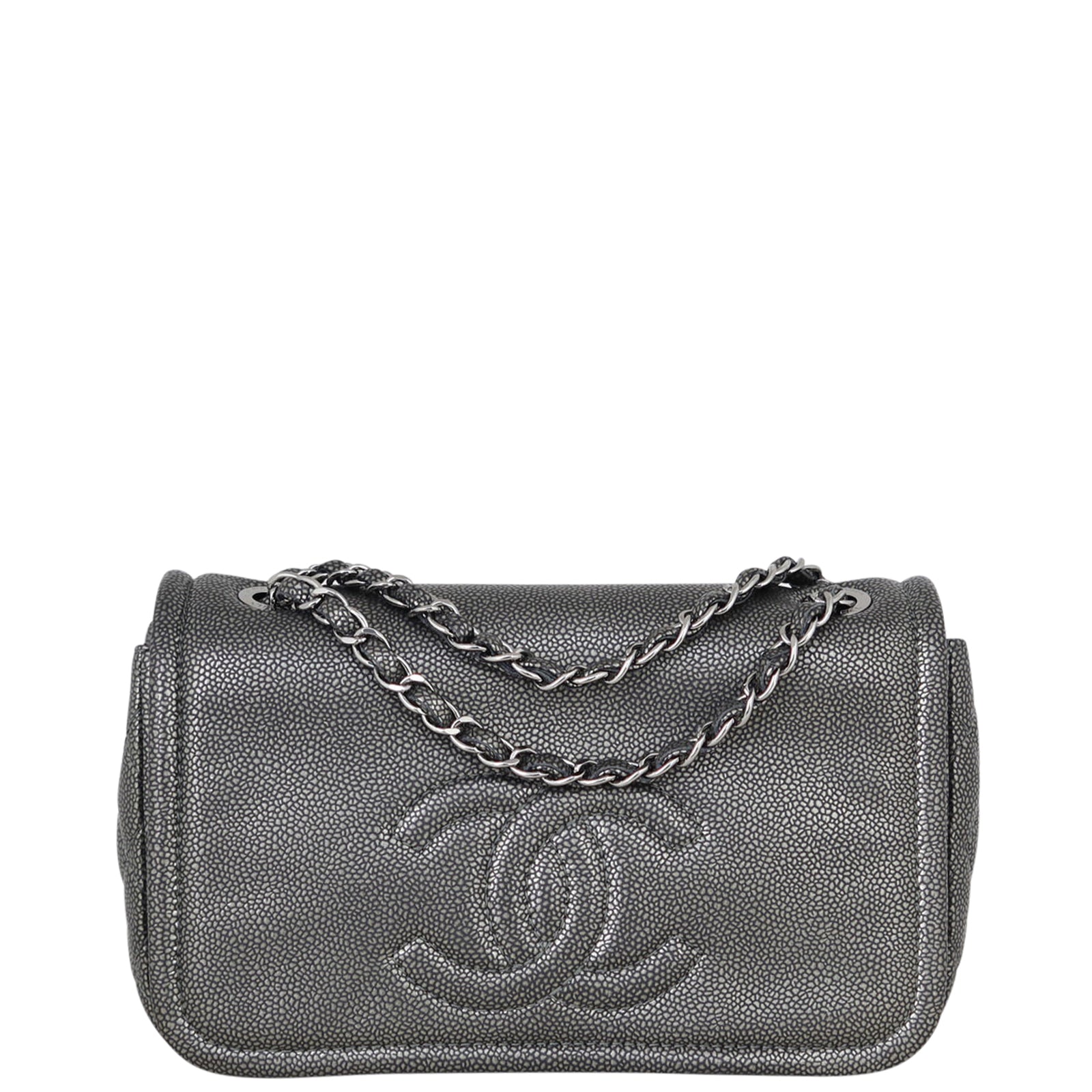 Chanel CC Timeless Flap Bag Front