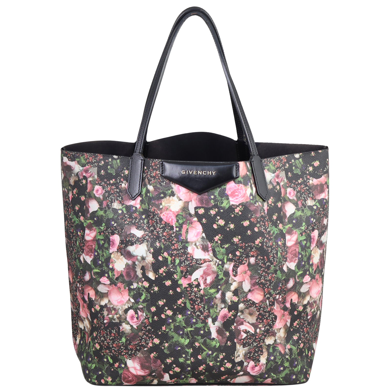 Givenchy Floral Camo Antigona Shopping Tote Large Front