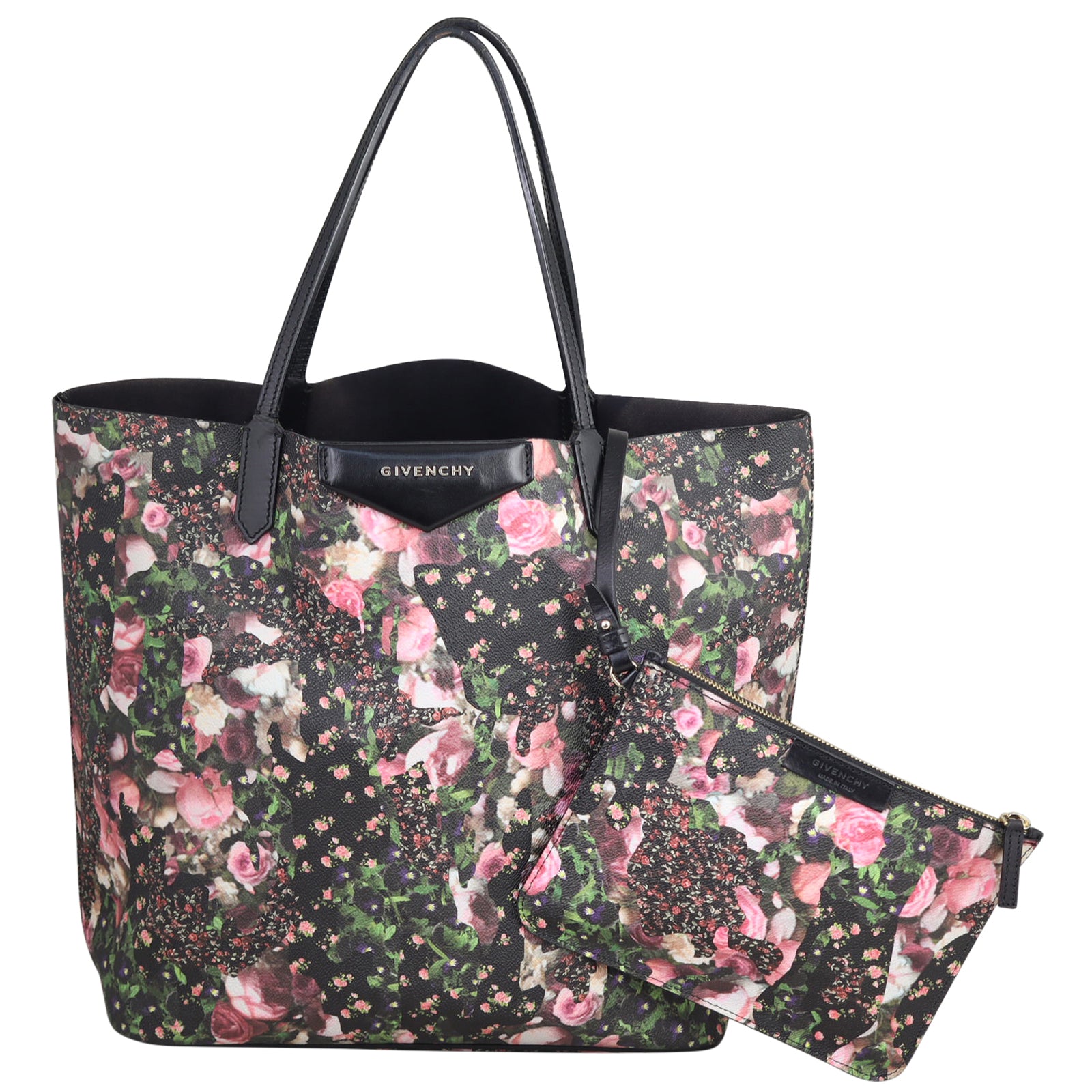 Givenchy Floral Camo Antigona Shopping Tote Large Front
