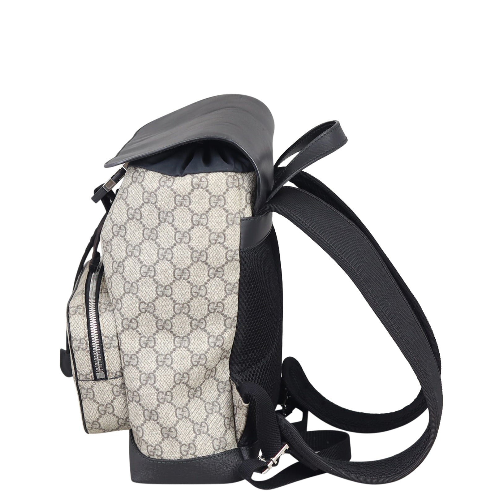Gucci GG Supreme Backpack Side