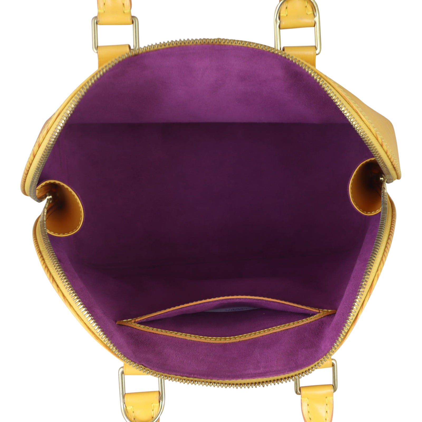 Louis Vuitton Alma PM Epi Whole interior