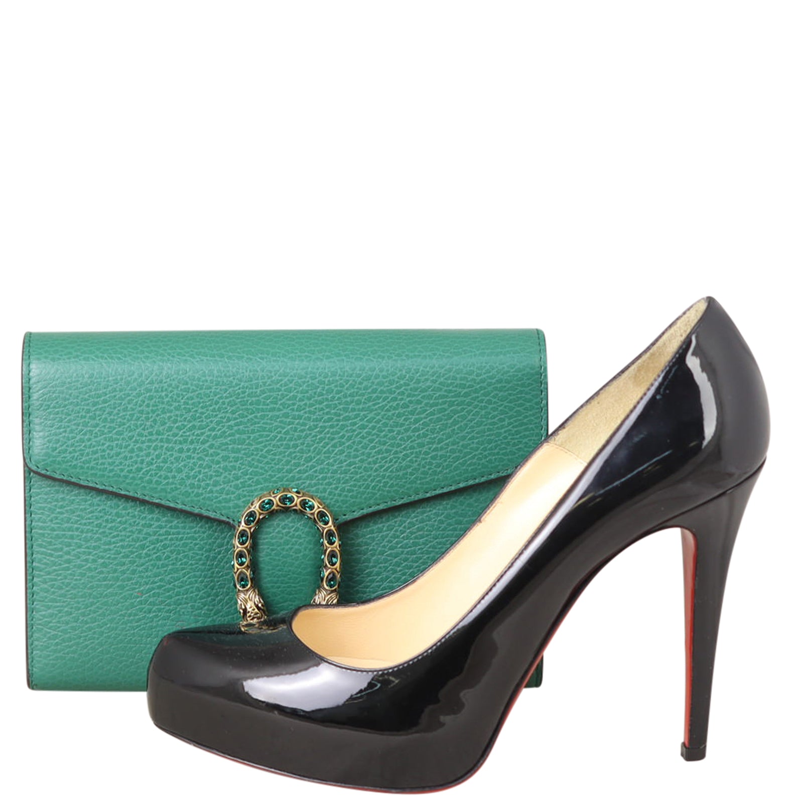 Gucci Dionysus Mini Leather Chain Wallet Shoe