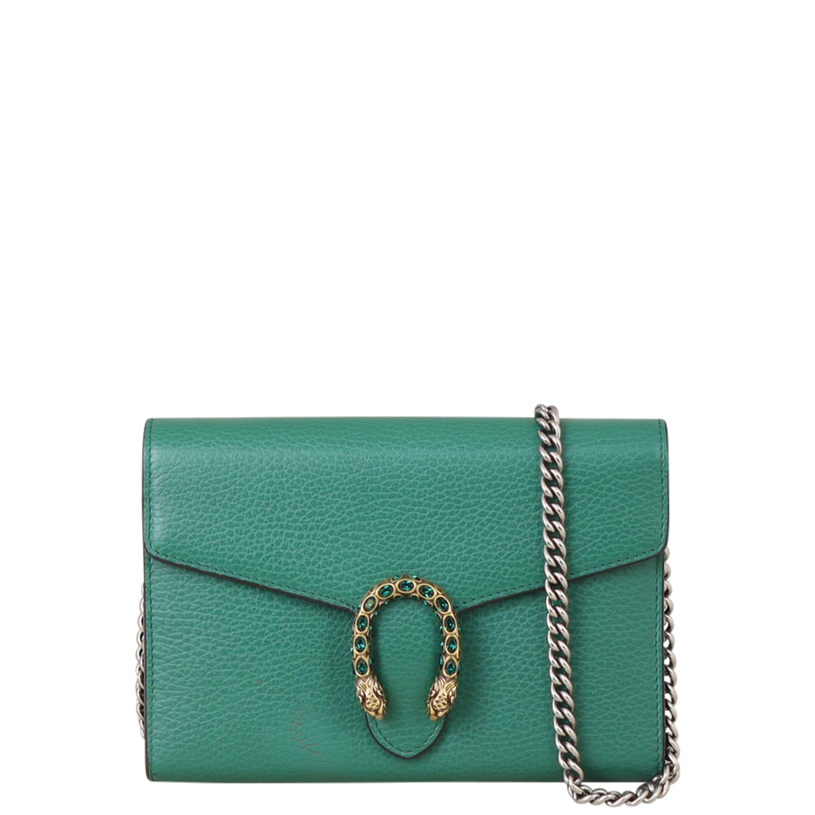 Gucci Dionysus Mini Leather Chain Wallet Front
