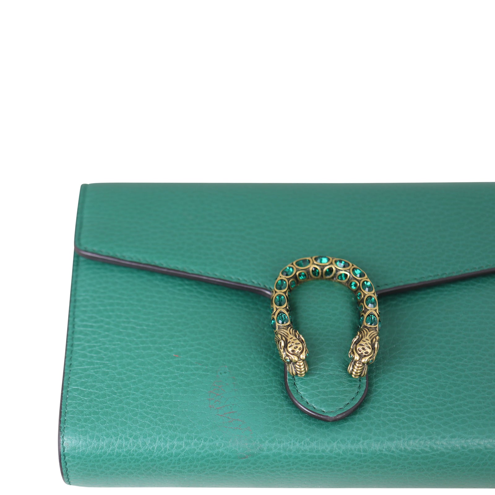 Gucci Dionysus Mini Leather Chain Wallet Corner