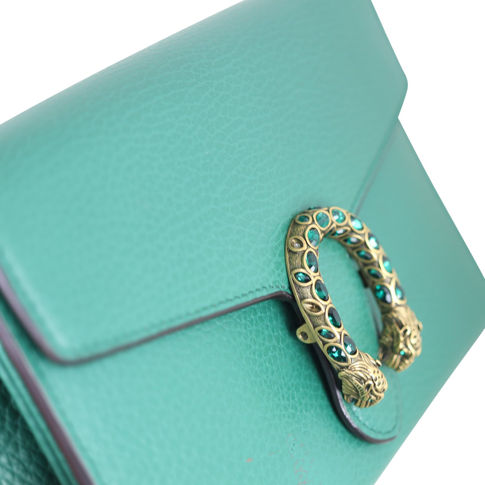 Gucci Dionysus Mini Leather Chain Wallet Corner