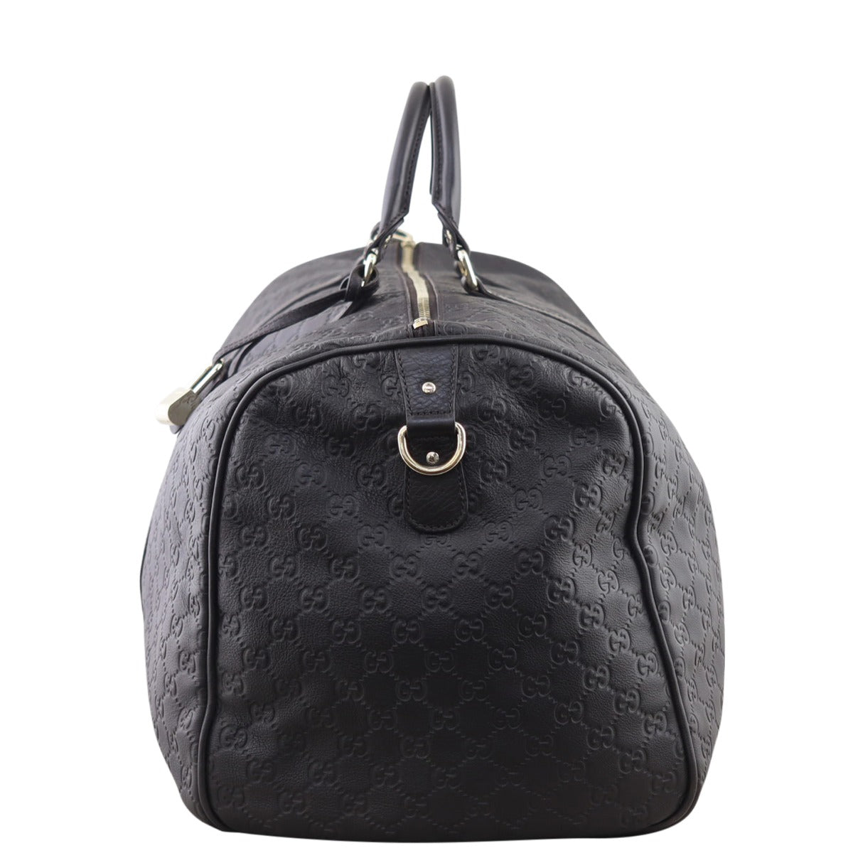 Gucci Guccissima Duffle Bag Side
