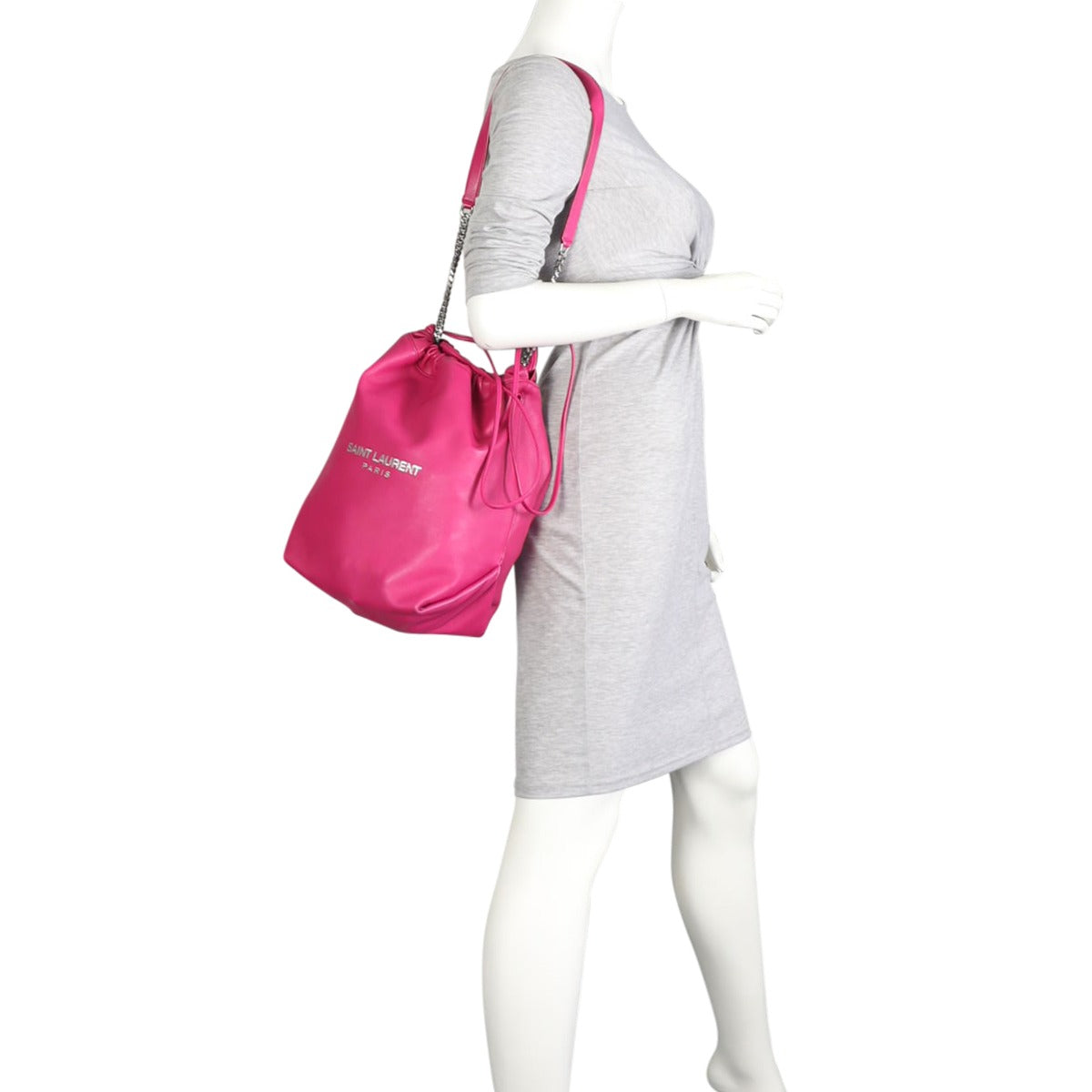 Saint Laurent Teddy Bucket Bag Mannequin
