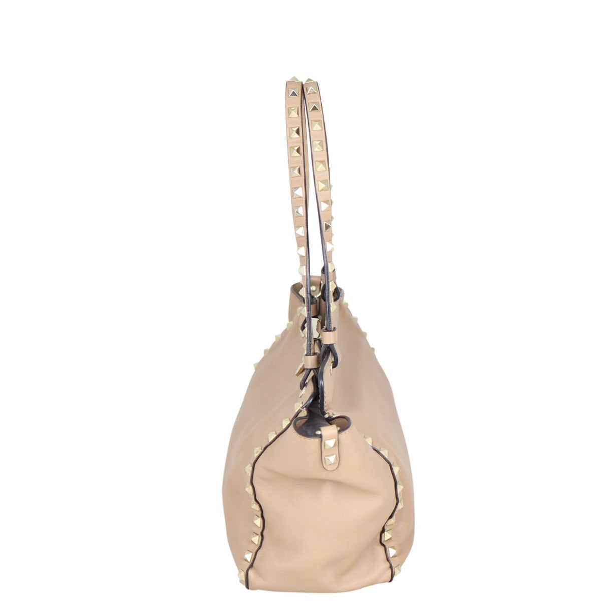 Valentino Rockstud Tote Small Side
