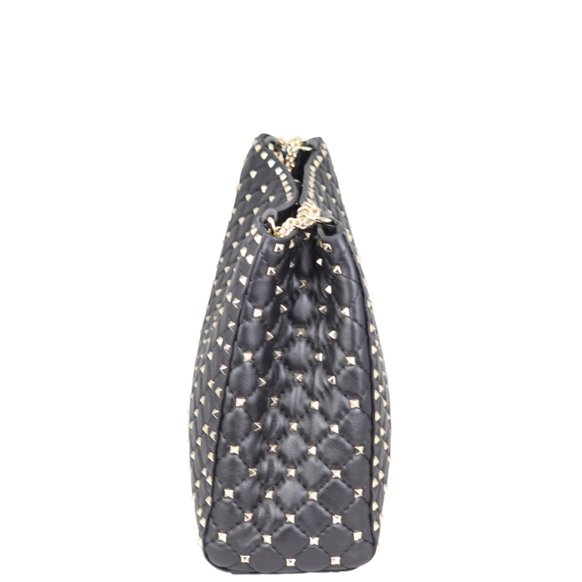Valentino Rockstud Spike Tote Side

