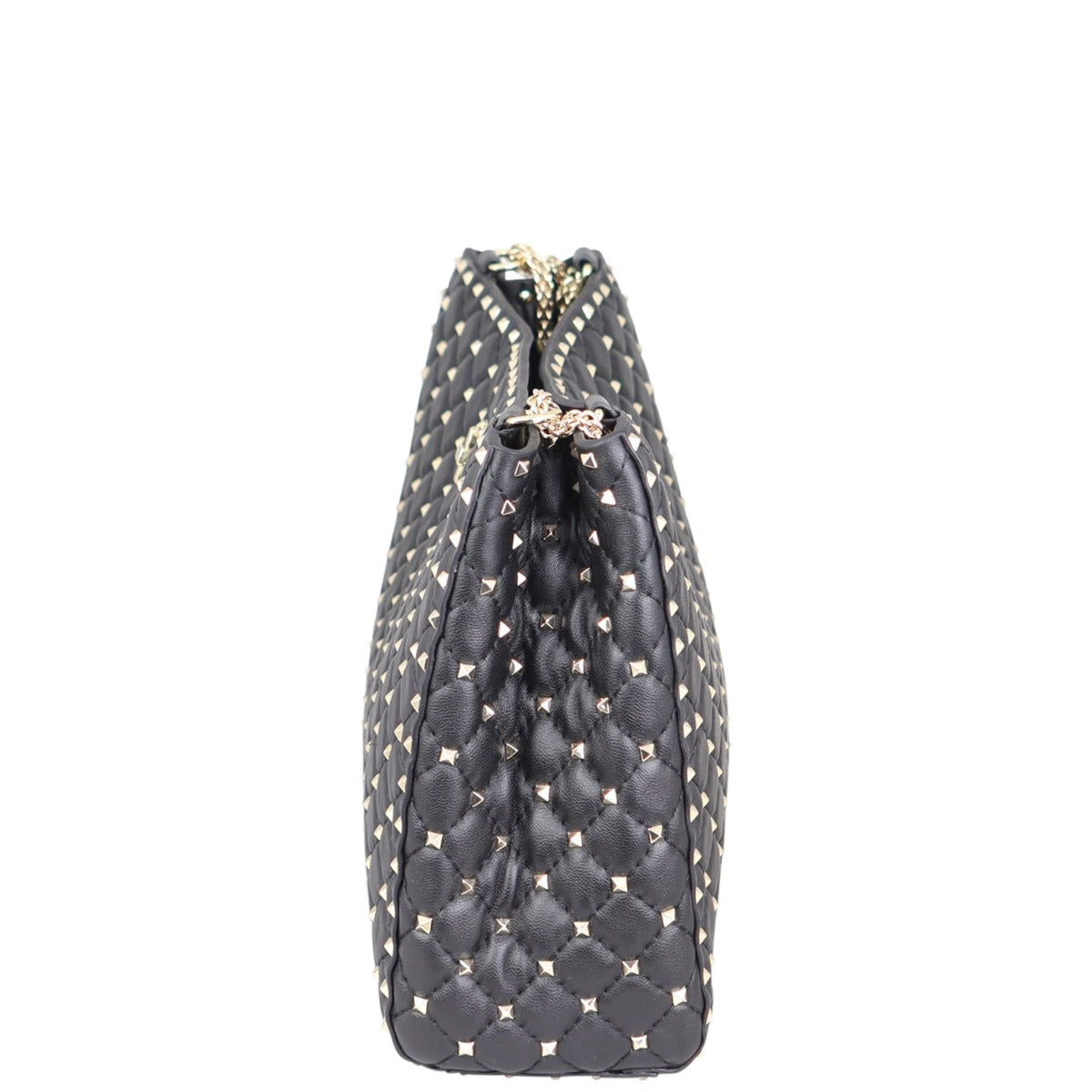 Valentino Rockstud Spike Tote Side
