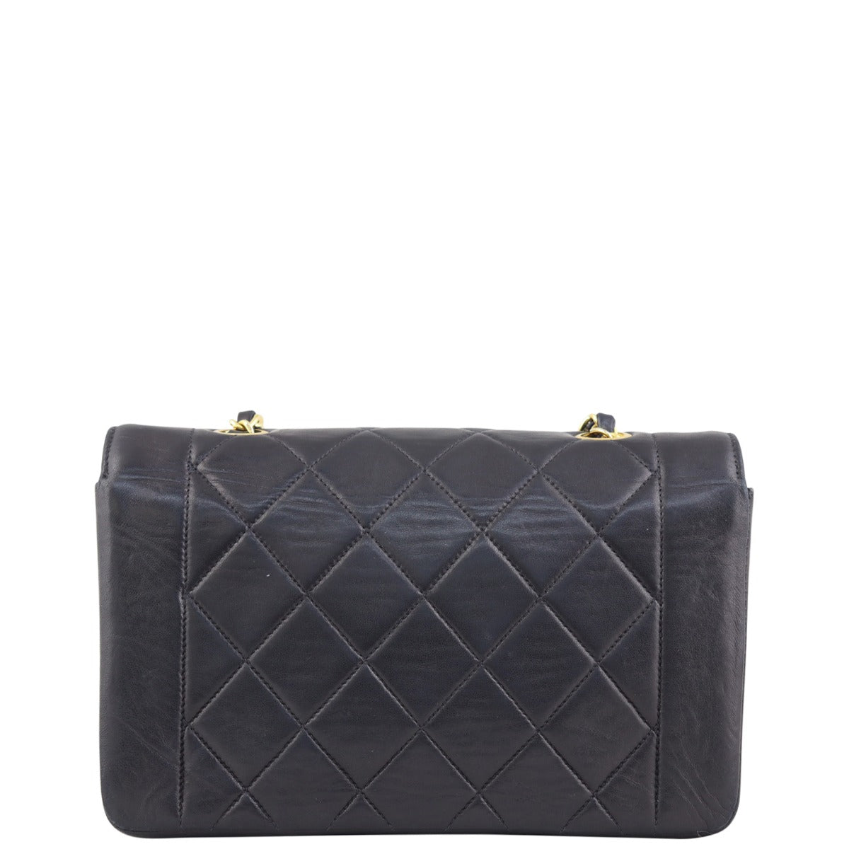 Chanel Vintage Quilted Diana Flap Bag Back
