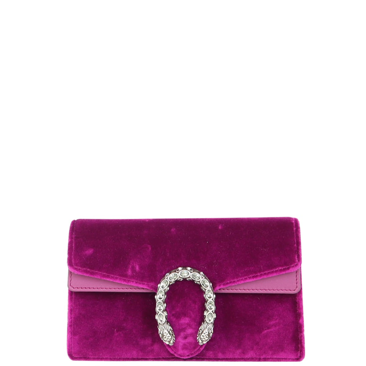 Gucci Dionysus Super Mini Velvet Bag Front
