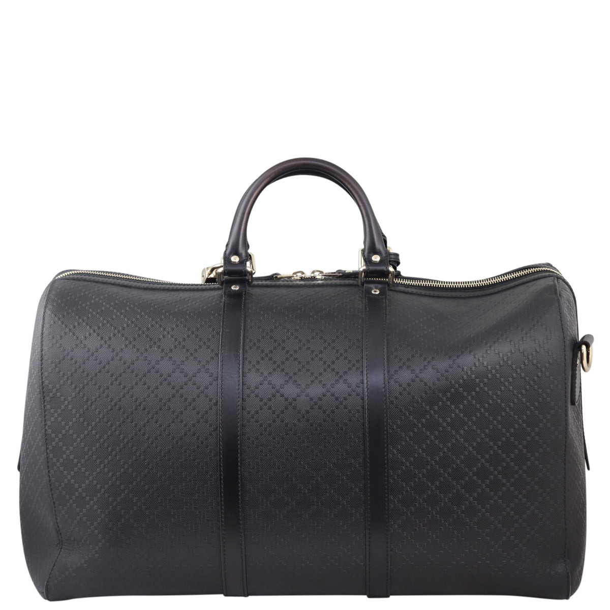 Gucci Bright Diamante Carry-On Duffle Bag (black) Back

