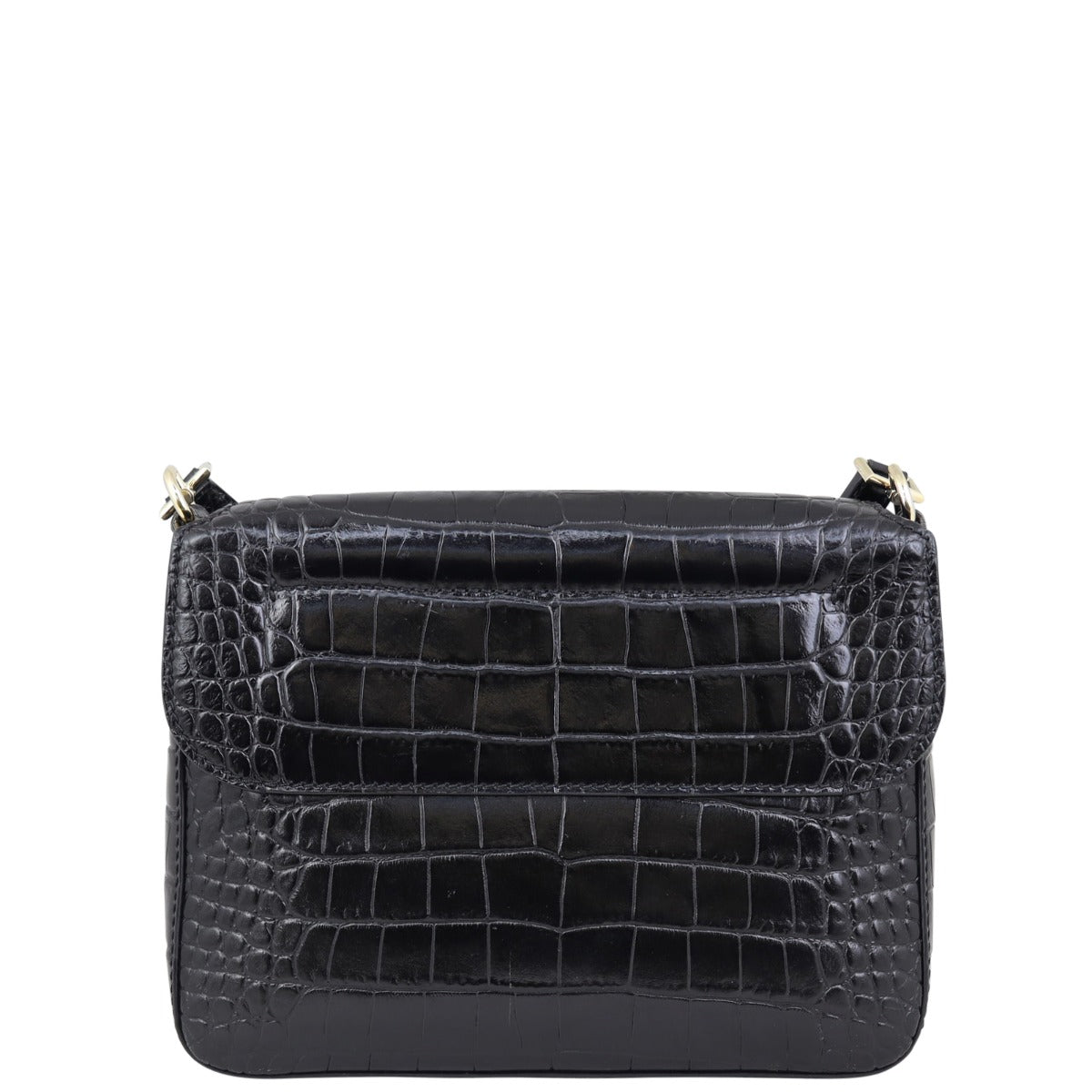 Givenchy Croc-Embossed Nobile Crossbody Back
