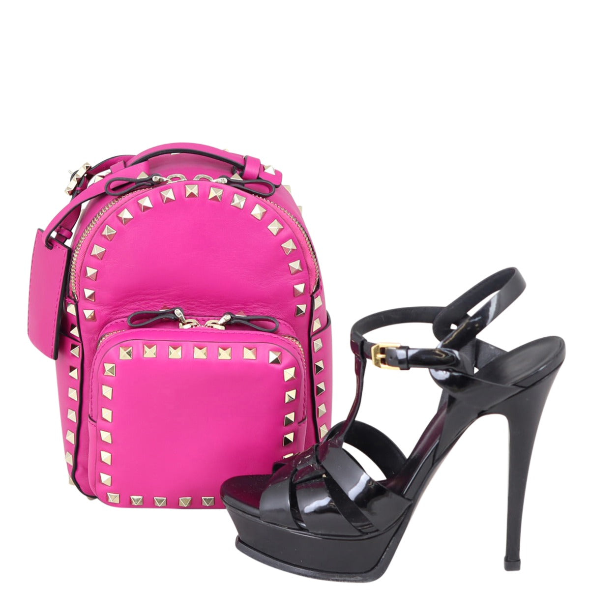 Valentino Rockstud Mini Backpack Shoe
