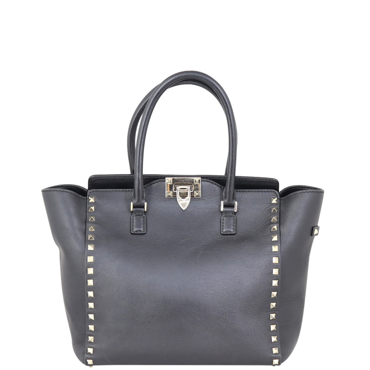 Valentino Rockstud Pagoda Tote Front
