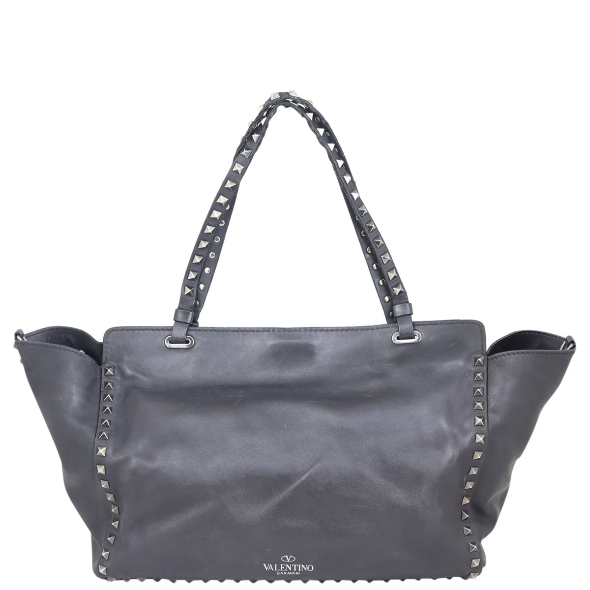 Valentino Rockstud Tote Medium Back
