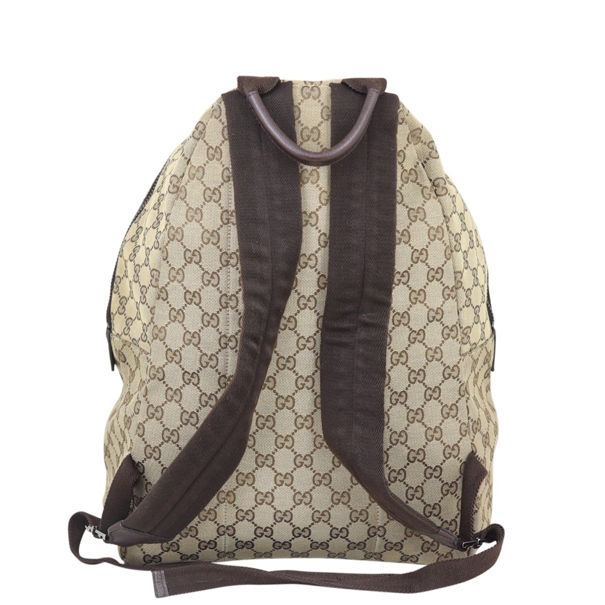 Gucci GG Canvas Backpack Back
