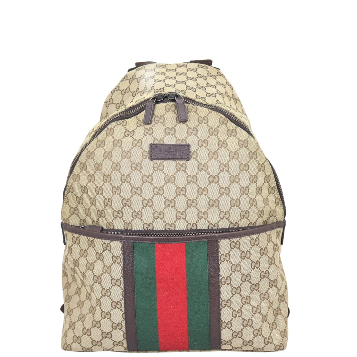 Gucci GG Canvas Backpack Front
