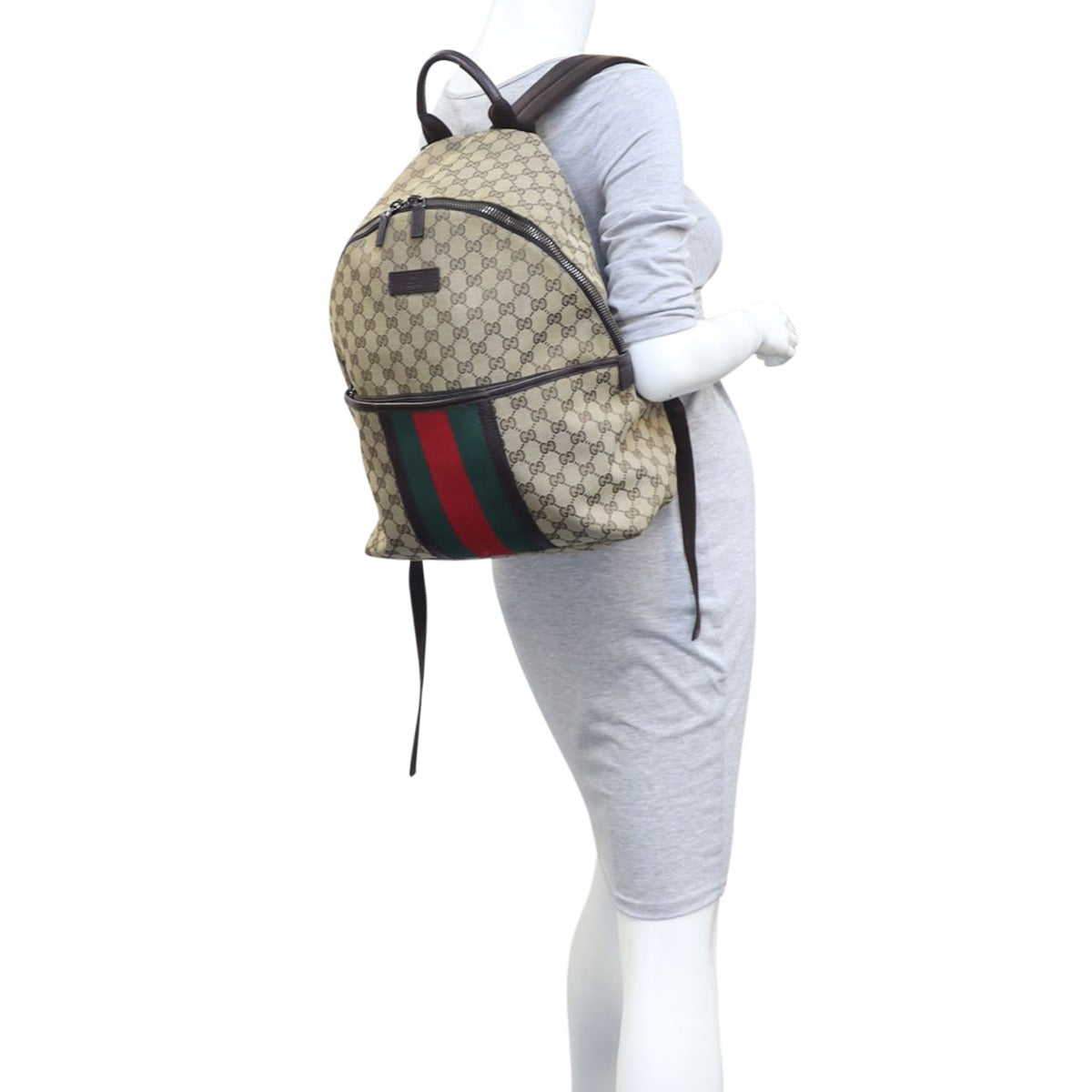 Gucci GG Canvas Backpack Mannequin
