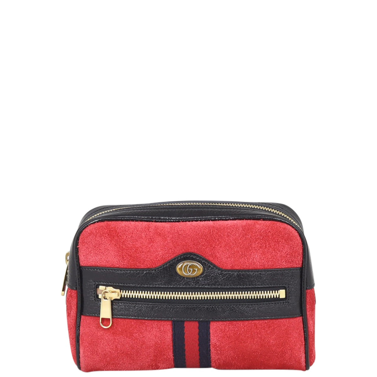 Gucci Ophidia Suede Belt Bag Front
