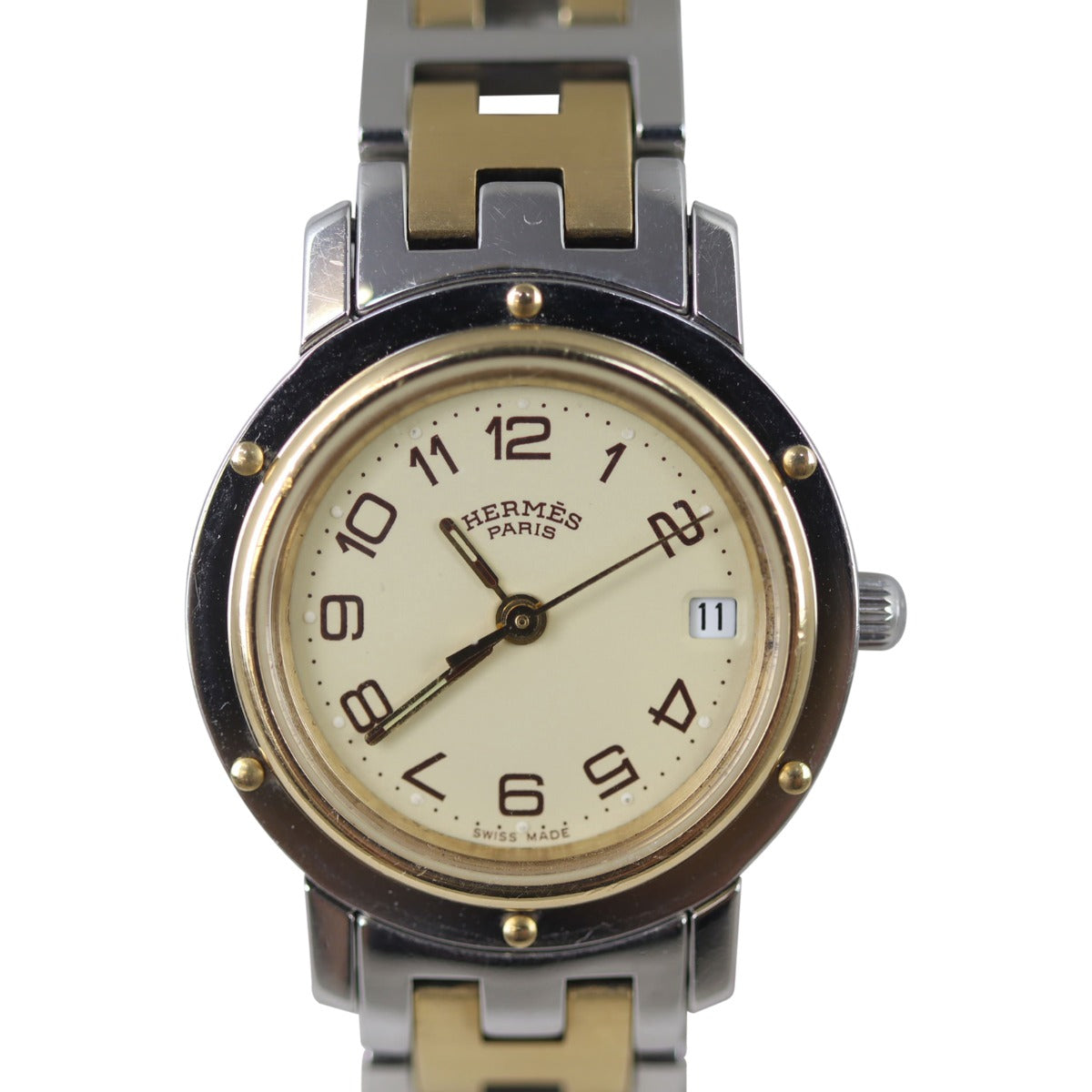 Hermes Clipper Watch Front
