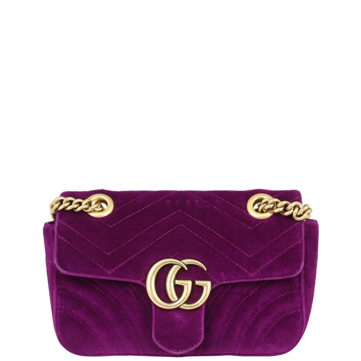 Gucci GG Marmont Velvet Mini Shoulder Bag