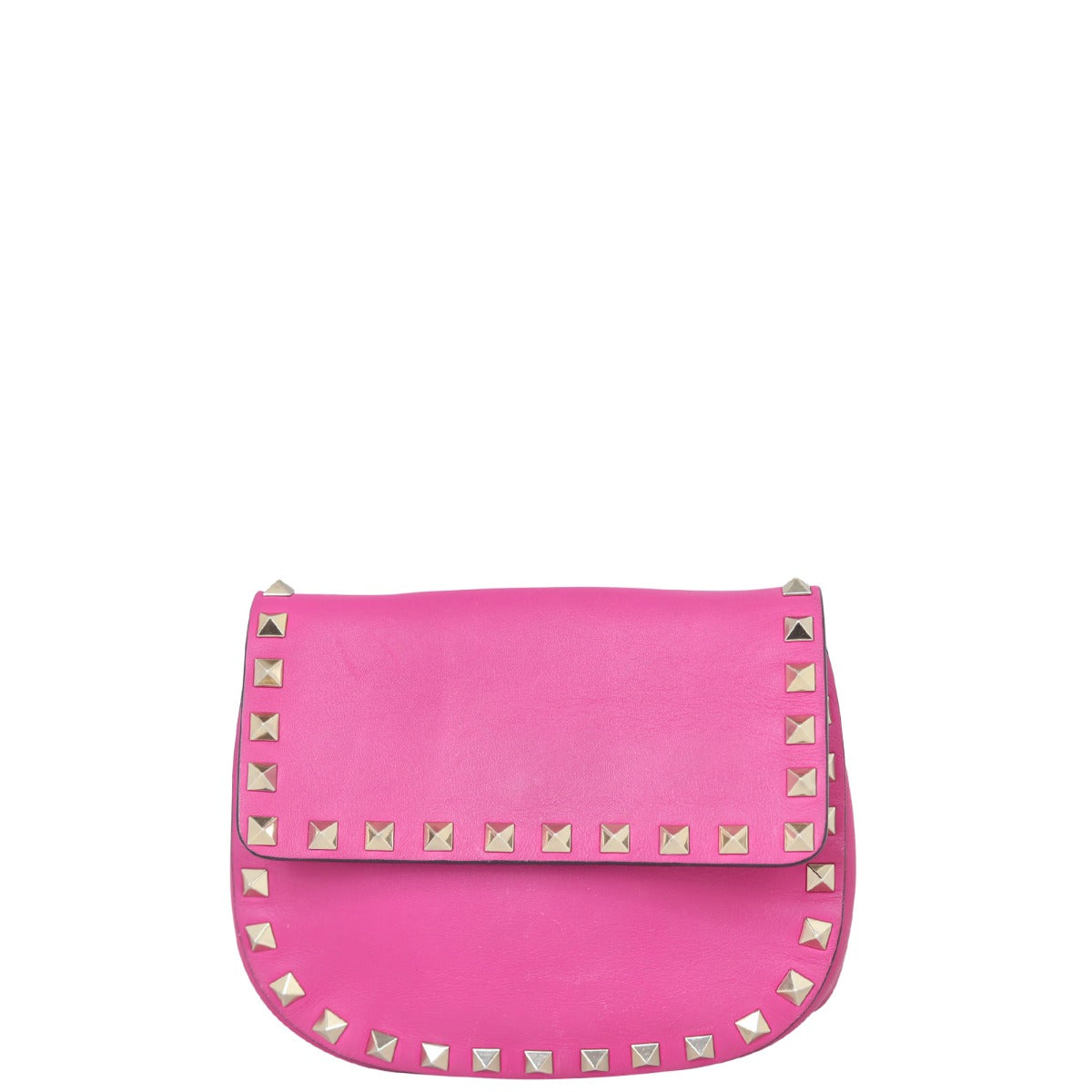 Valentino Rockstud Mini Saddle Bag Front
