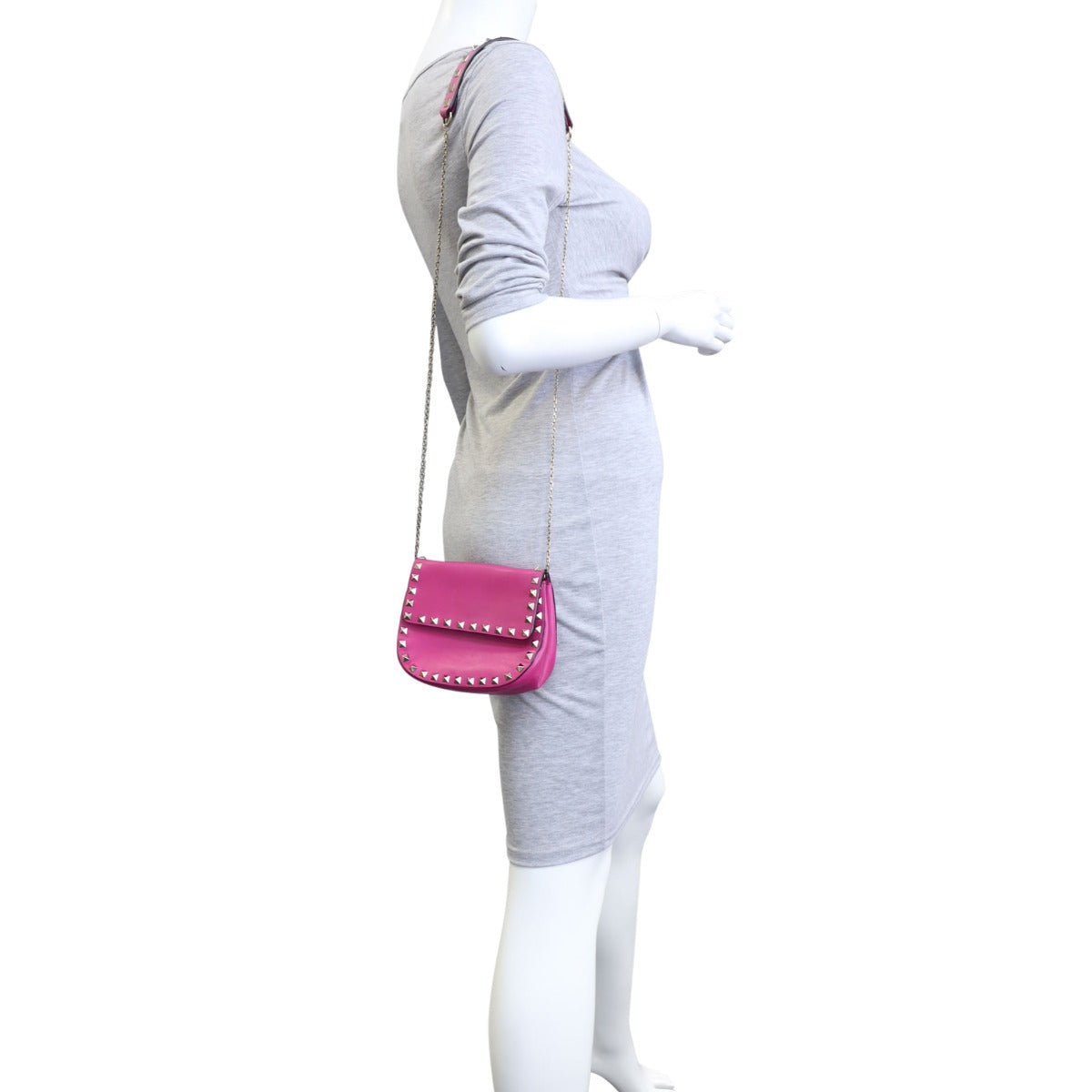 Valentino Rockstud Mini Saddle Bag Mannequin
