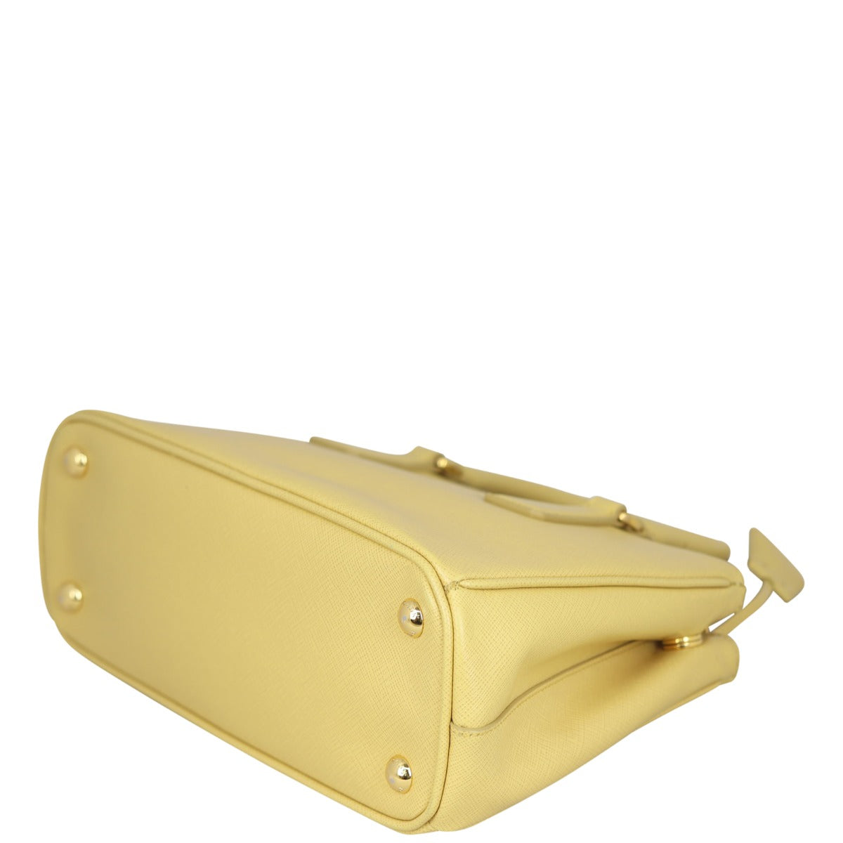 Prada Saffiano Lux Galleria Double Zip Tote Mini Corner
