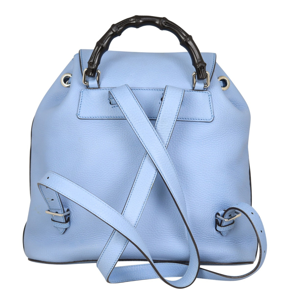 Gucci Daily Bamboo Backpack Back
