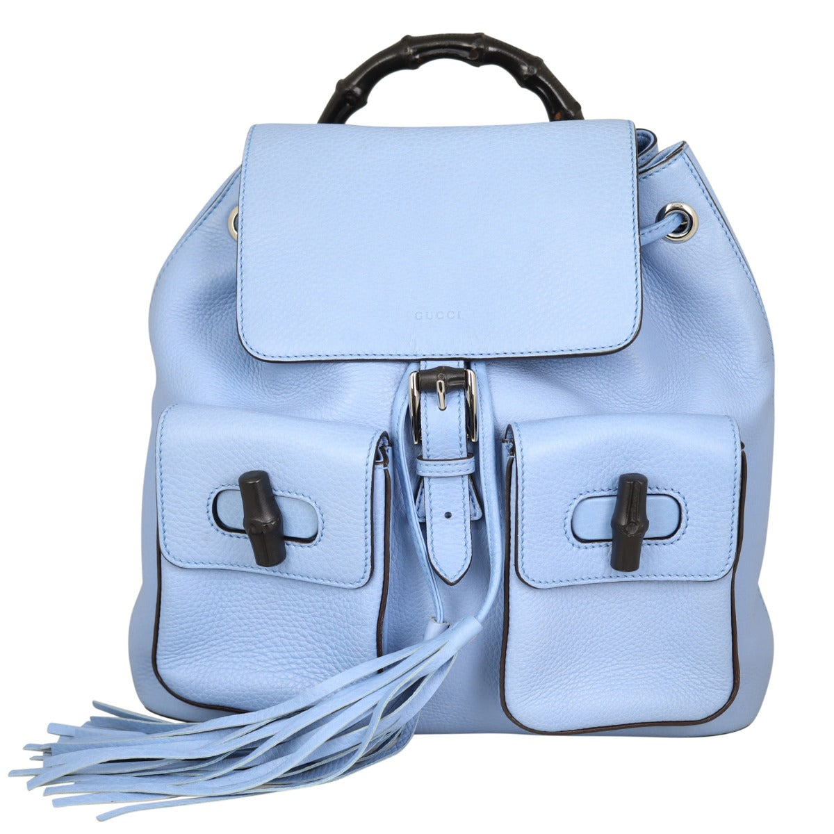 Gucci Daily Bamboo Backpack Front
