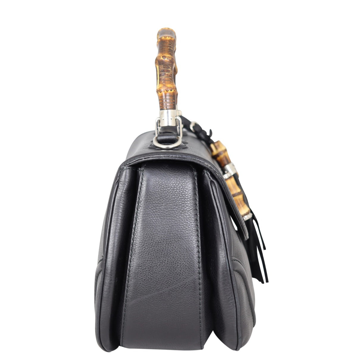 Gucci New Bamboo Top Handle Bag Large Side
