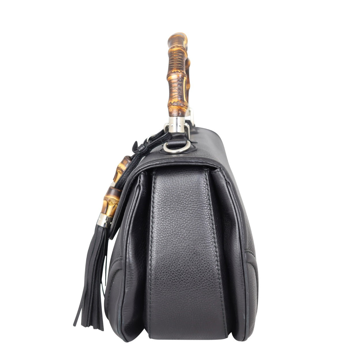 Gucci New Bamboo Top Handle Bag Large Side
