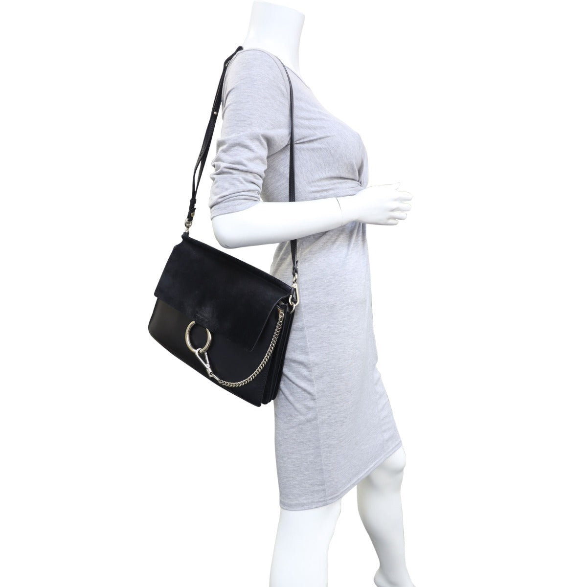 Chloe Faye Medium Shoulder Bag Mannequin
